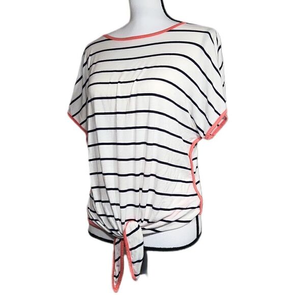 Striped Knot Front Dolman Top NWOT - Picture 1 of 6